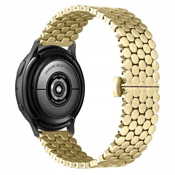 Beline pasek Watch 20mm Metal Honeycombzłoty /gold box