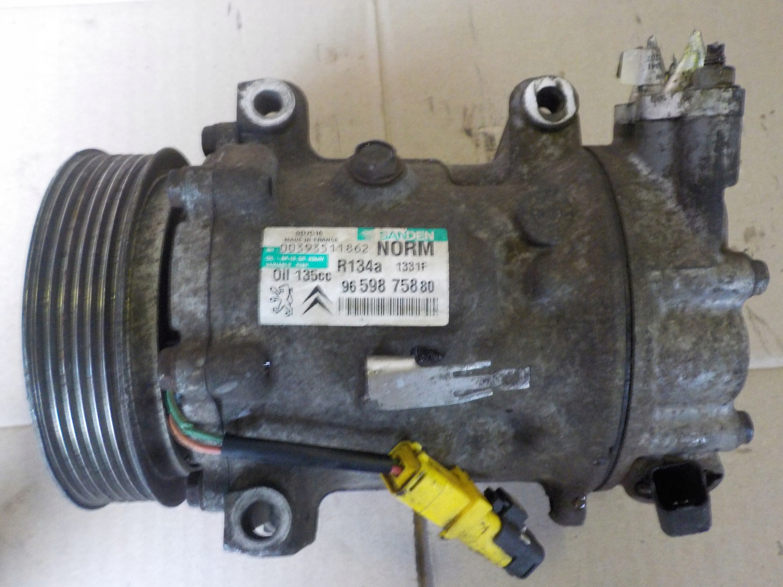 CITROEN C4 PICASSO II 1.6 HDI originale compressore pompa climatizzatore aria condizionata 9659875880