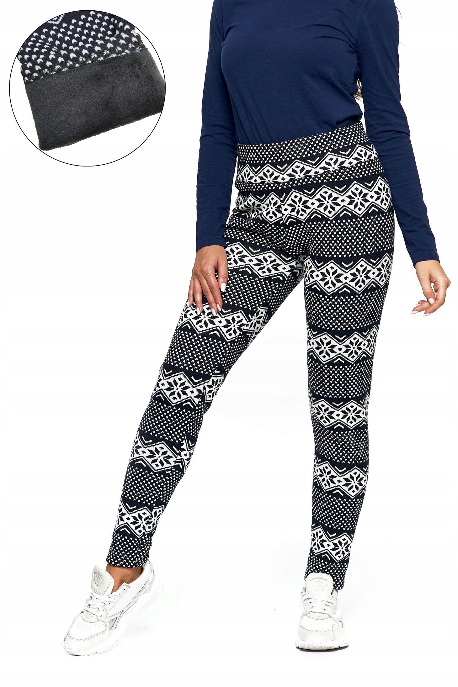 

Legginsy Damskie Ocieplane Futerkiem S/m Moraj