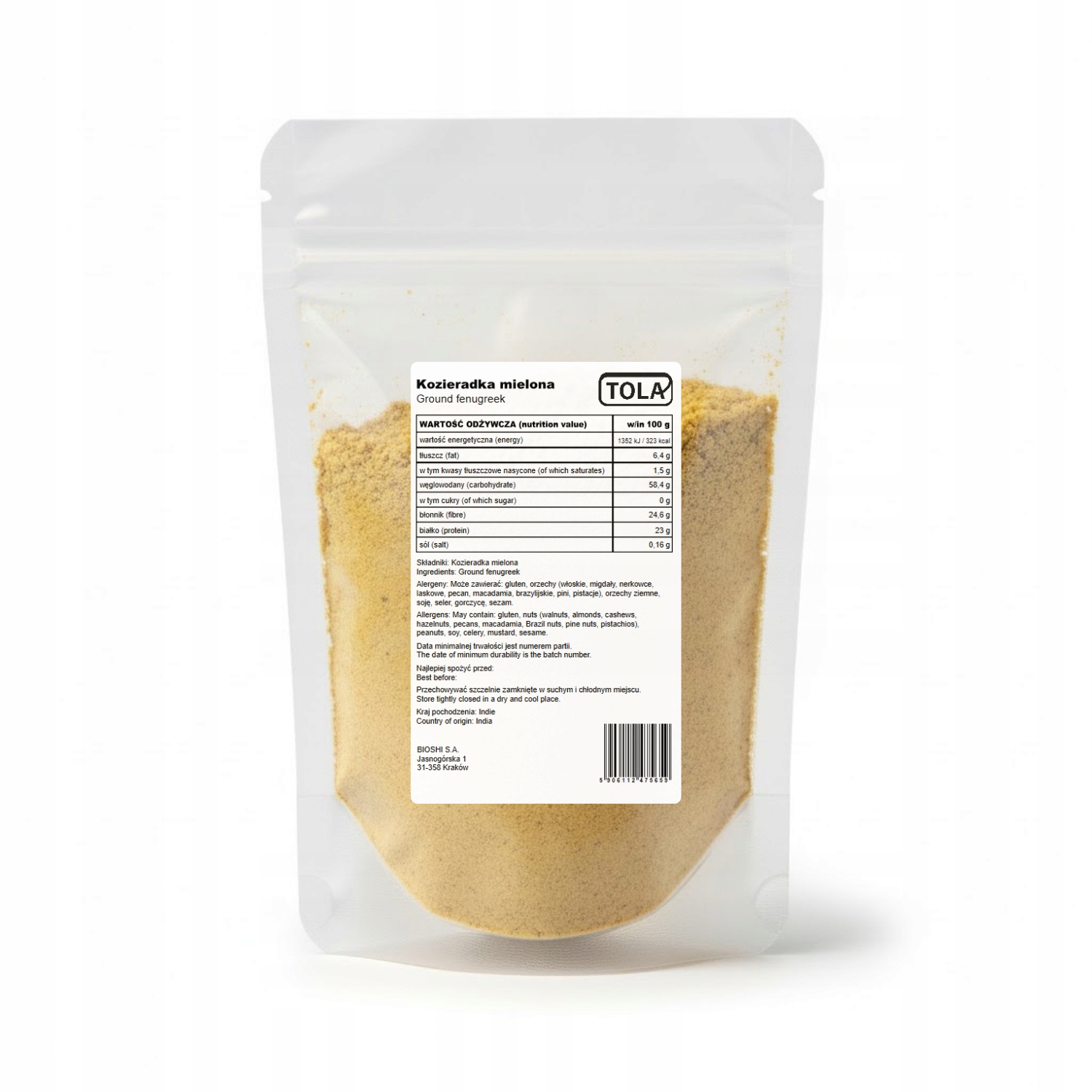 Levně Pískavice mletý koření 5 kg – vysoká kvalita Tola