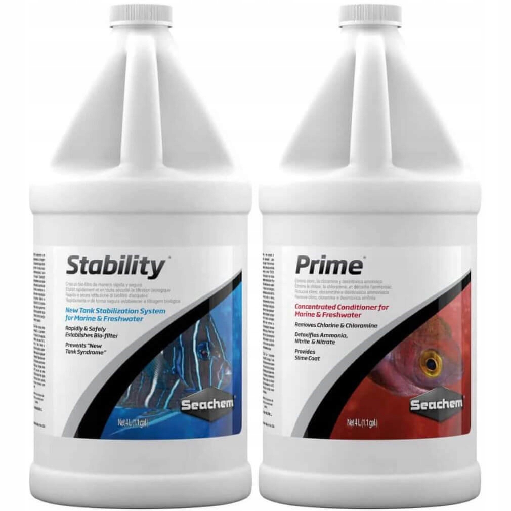 Levně Sada Starter Seachem – Prime Stability 2x4000 ml