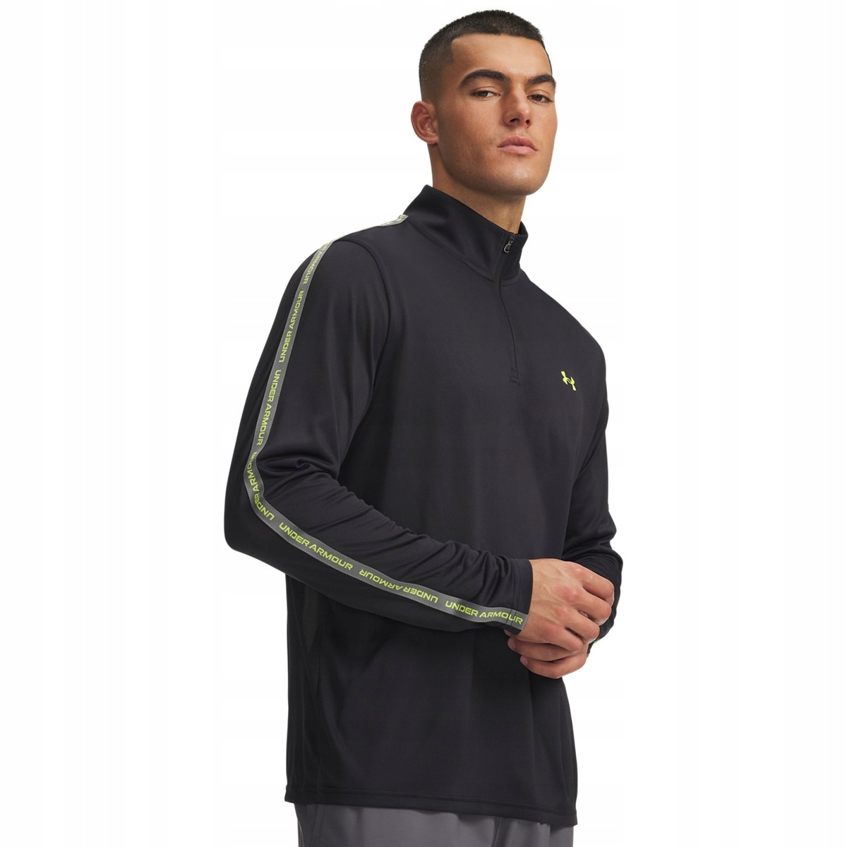 Męska bluza treningowa Under Armour Ua Tech Taping 1/2 Zip Czarny L
