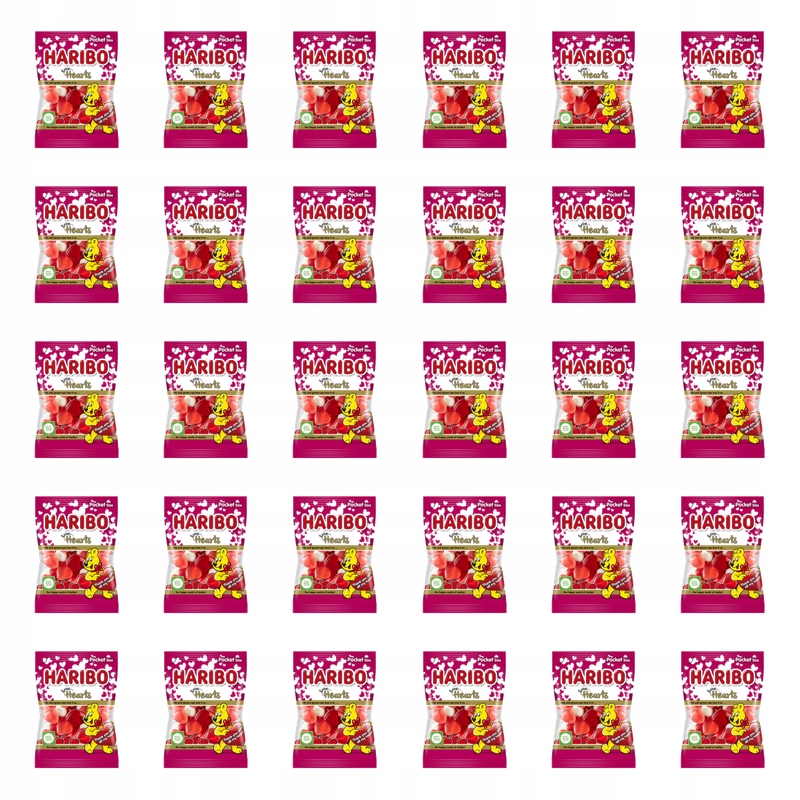 Haribo Love Hearts 80 g X30