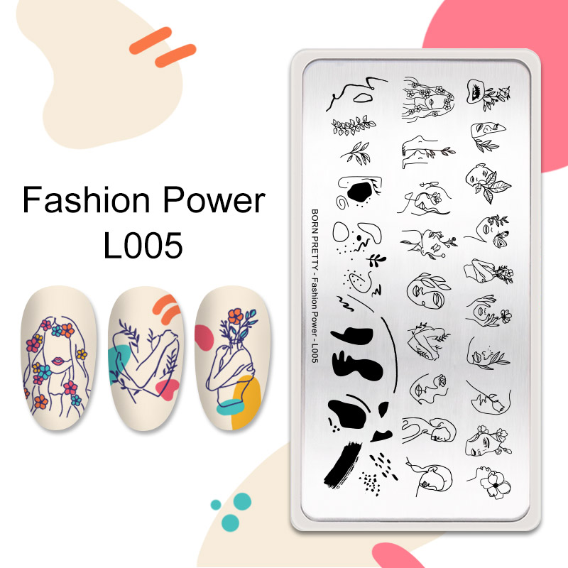BORN PRETTY - Blaszka do stempli - FASHION POWER L005 Marka Born Pretty
