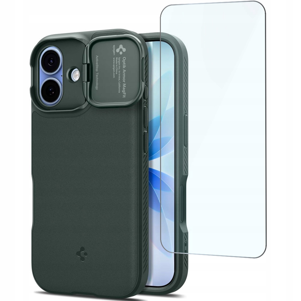 Etui Spigen Optik Armor do MagSafe do iPhone 17, z osłoną aparatu szkło