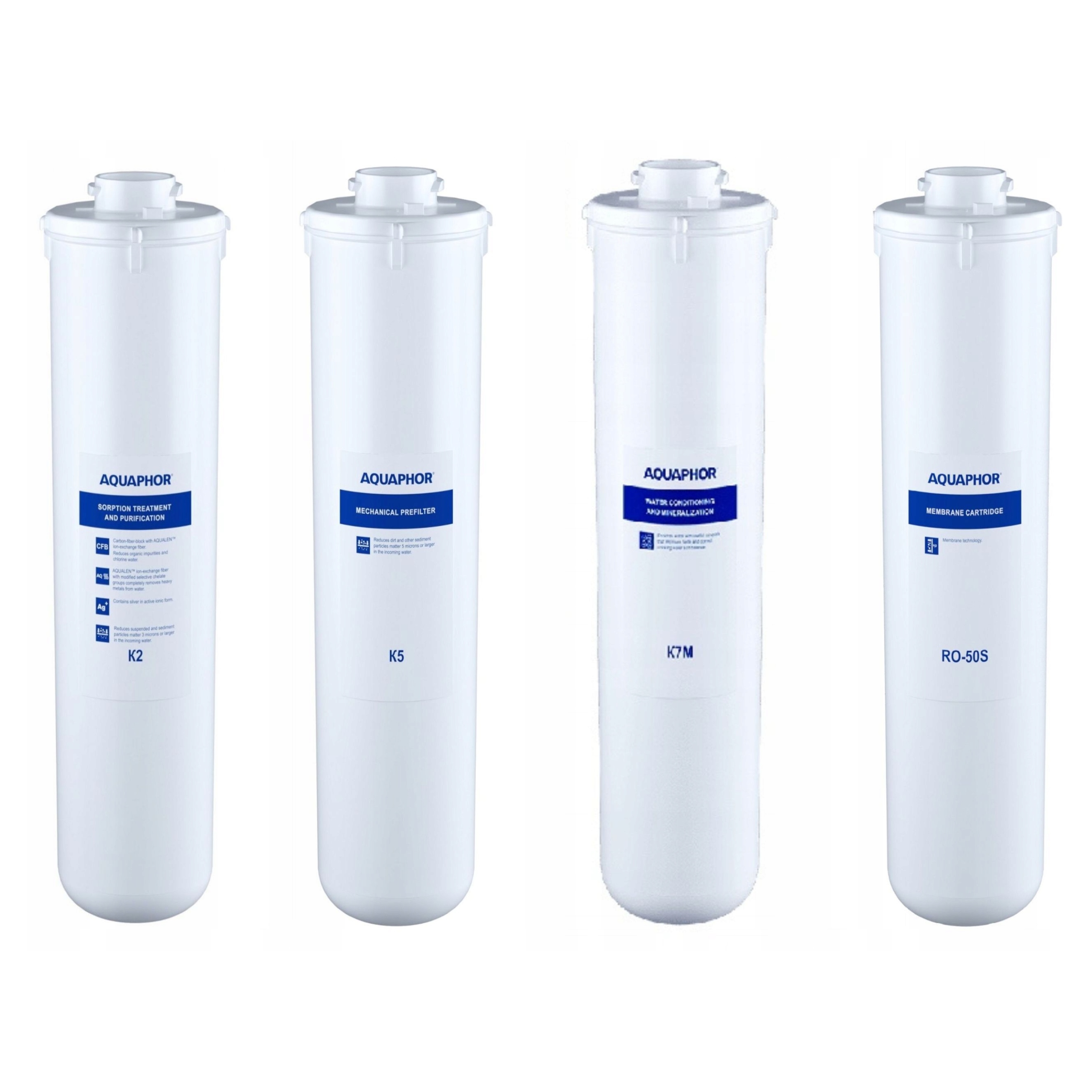 Sada vyměnitelných náplní pro Aquaphor Morion K5, K2, K7M, RO-50S