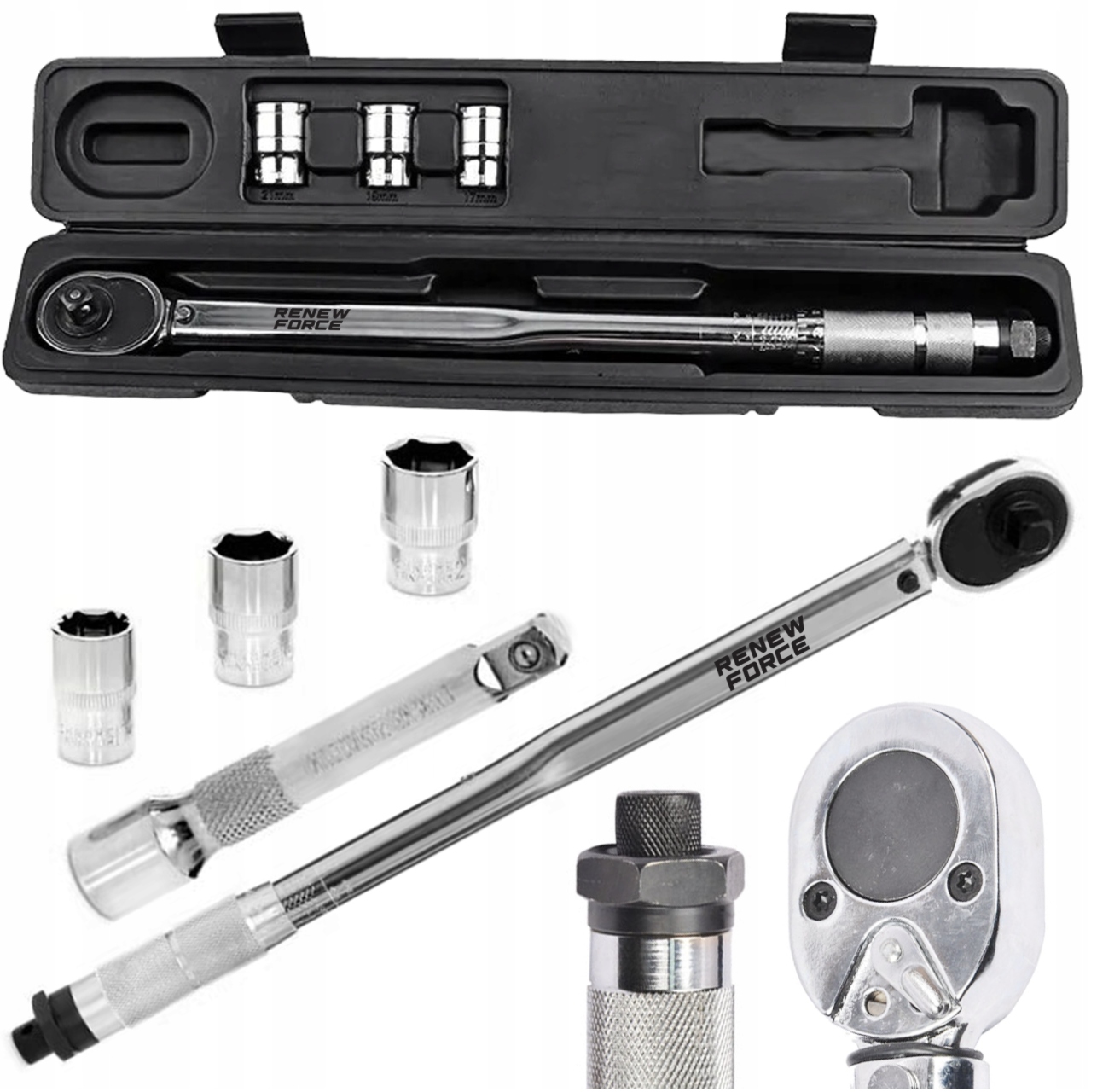 NISKI Podnośnik Lewarek ŻABA 2,5T + KLUCZ DYNAMOMETRYCZNY 28-210 + GRATISY Marka RED TECHNIC