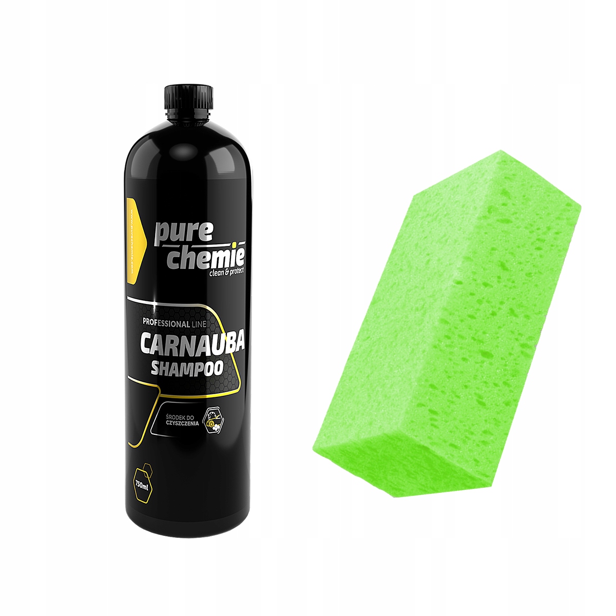 

Zestaw Pure Chemie Carnauba Shampoo gąbka szam