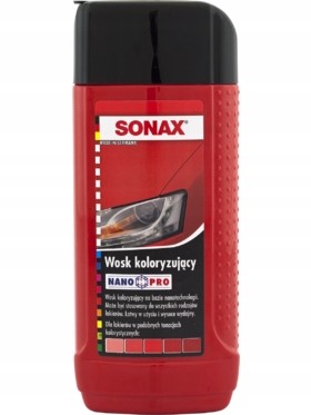 

Sonax nano pro wosk koloryzujący czerwony 250ml