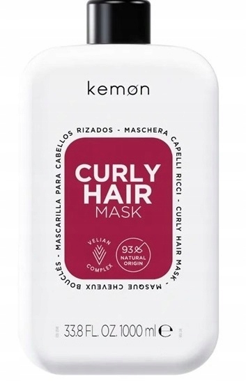 Kemon Curly Hair Maska Pro kudrnaté vlasy 1000 ml