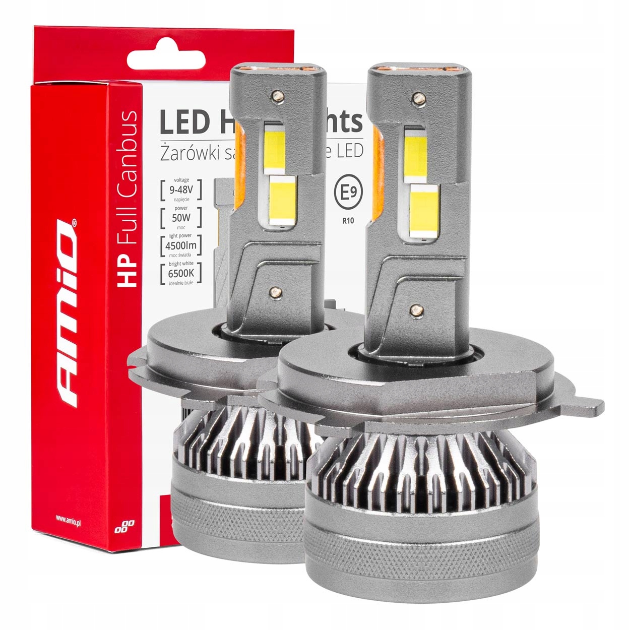Led automobilové žárovky Hp Full Canbus H4/H19 12V 24V 6500K