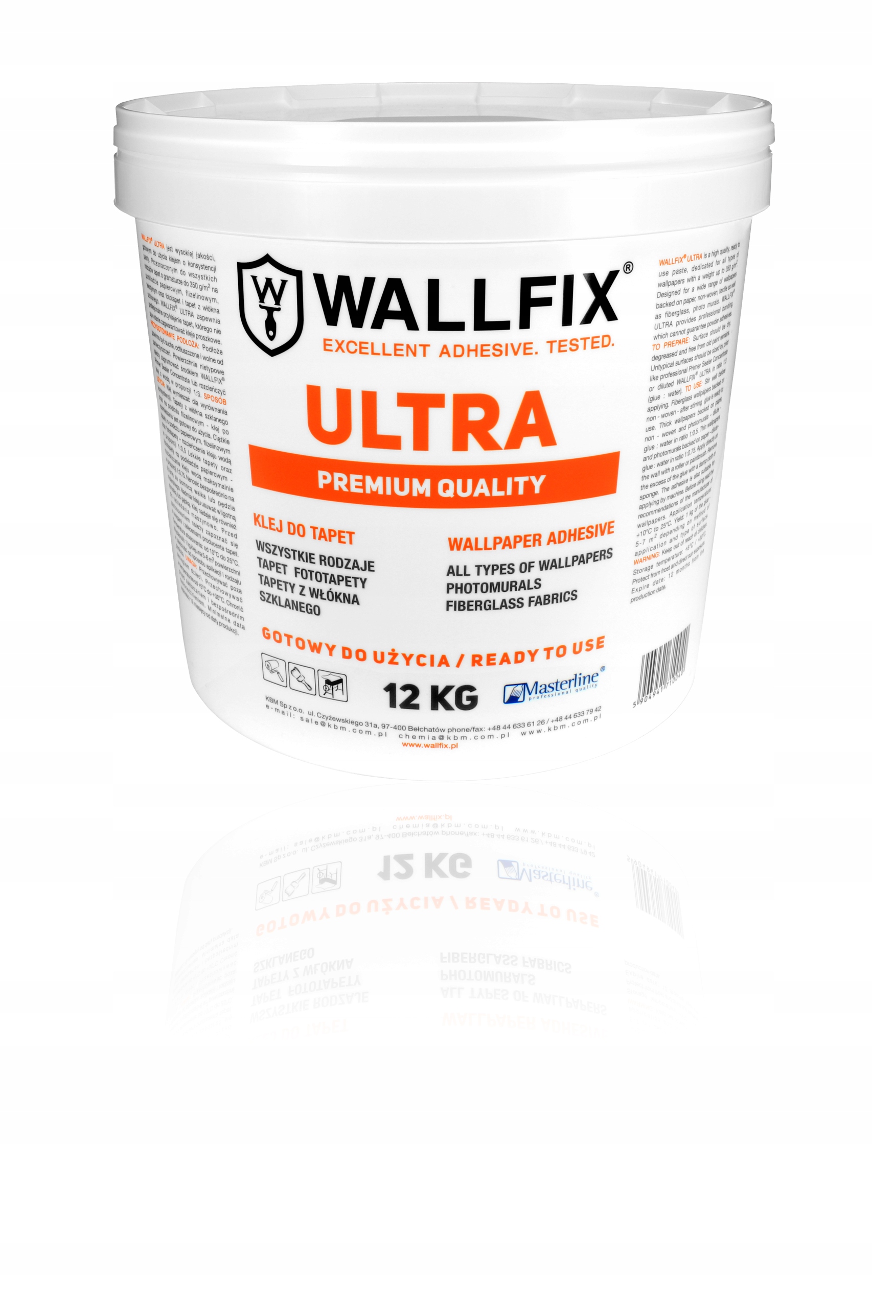 Gotowy Klej do tapet WALLFIX ULTRA 12kg
