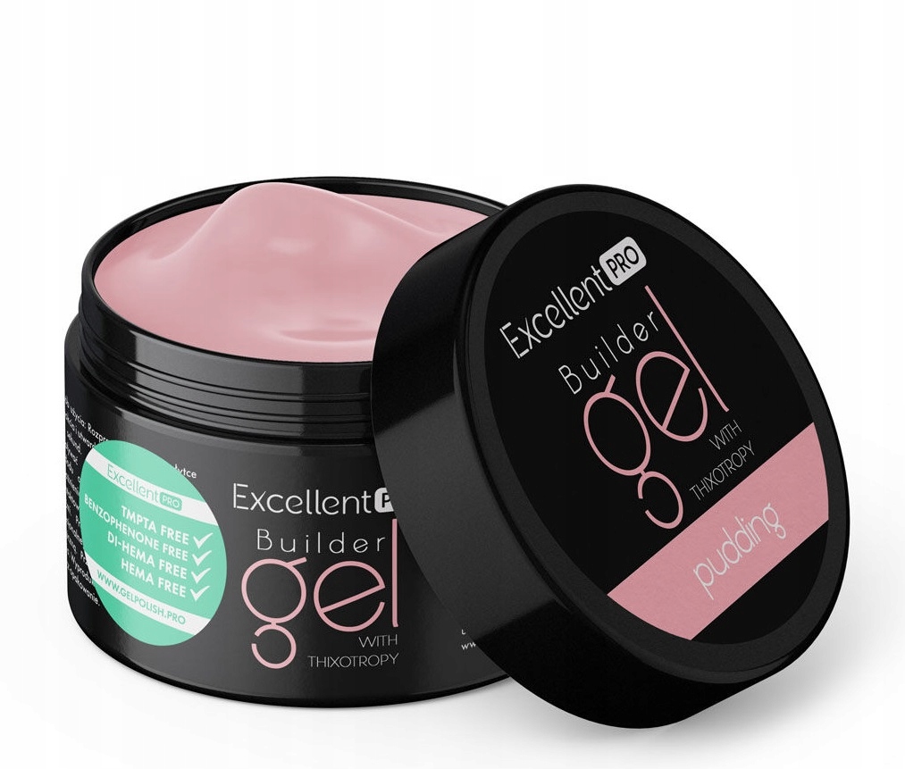 EXCELLENT PRO BUILDER GEL ŻEL BUDUJĄCY Z TIKSOTROPIĄ PUDDING 50 g