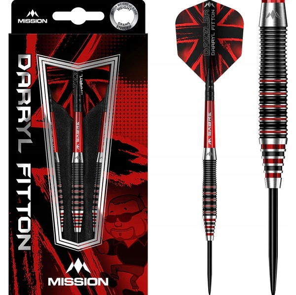 Rzutki do darta Mission Darryl Fitton 95% 22g