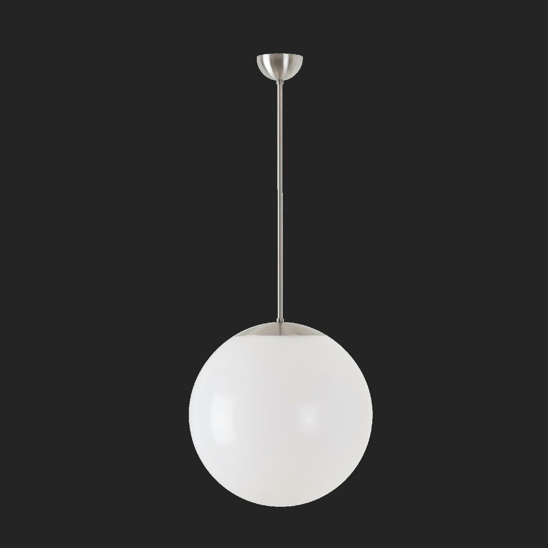 Osmont 68870 Isis P3 závesné plastové svítidlo nerez brúsená biela IP40 4