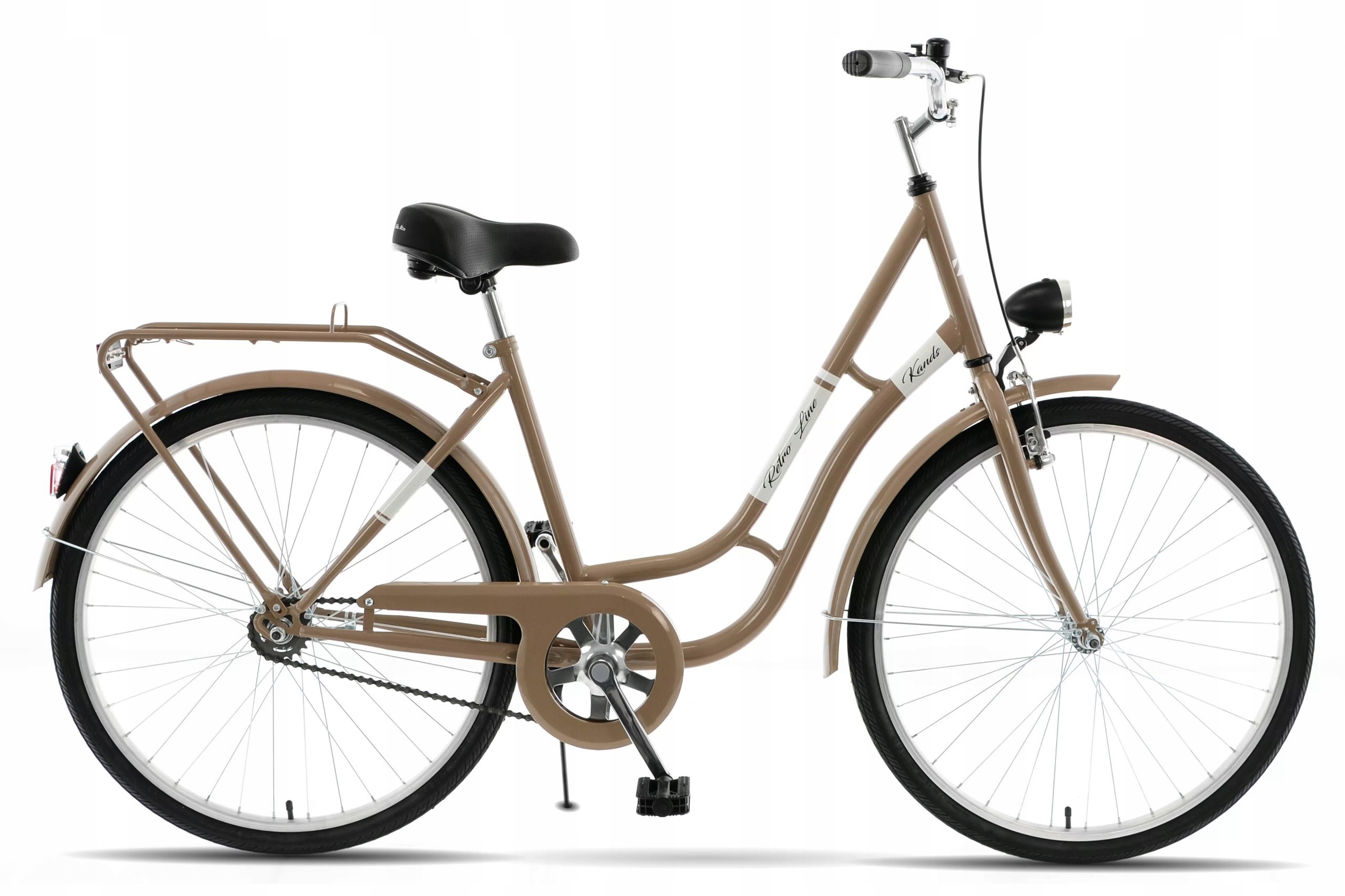 Rower Damski Miejski 26 Kands Laguna Retro Kawowy