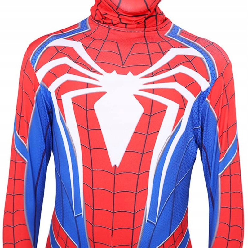 STRÓJ PRZEBRANIE KOSTIUM SPIDER 2099 PAJĄK NA BAL KARNAWAŁ 122/128 7-8L Motyw Spiderman