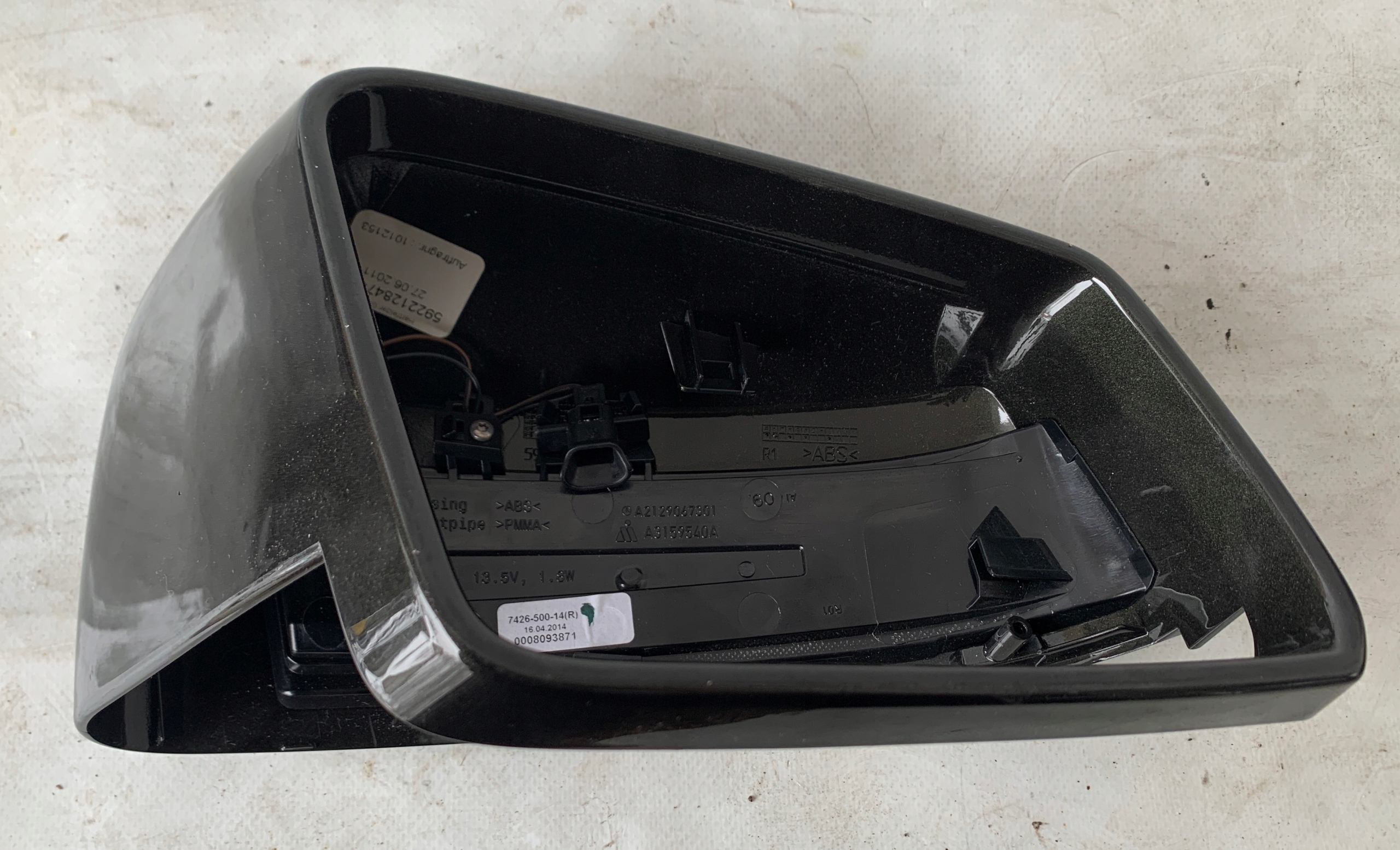 cover mirrors right MERCEDES 212 204 207 221