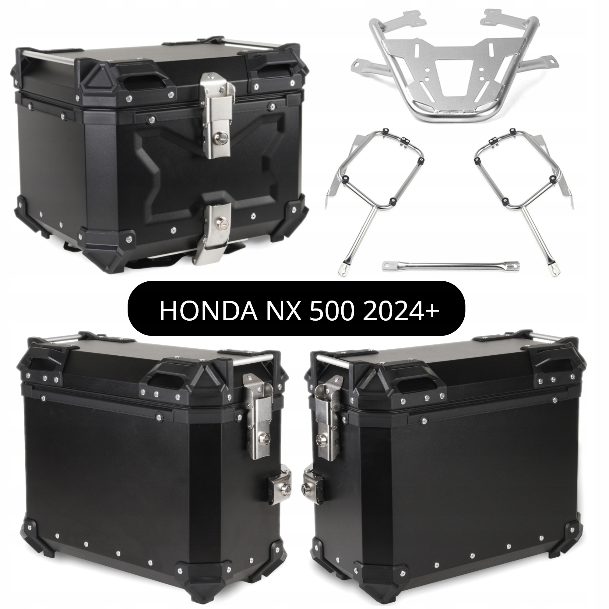 Kufřík Kufry Hliníkové Rámy Honda Nx 500 NX500 2024+ Sada TopX