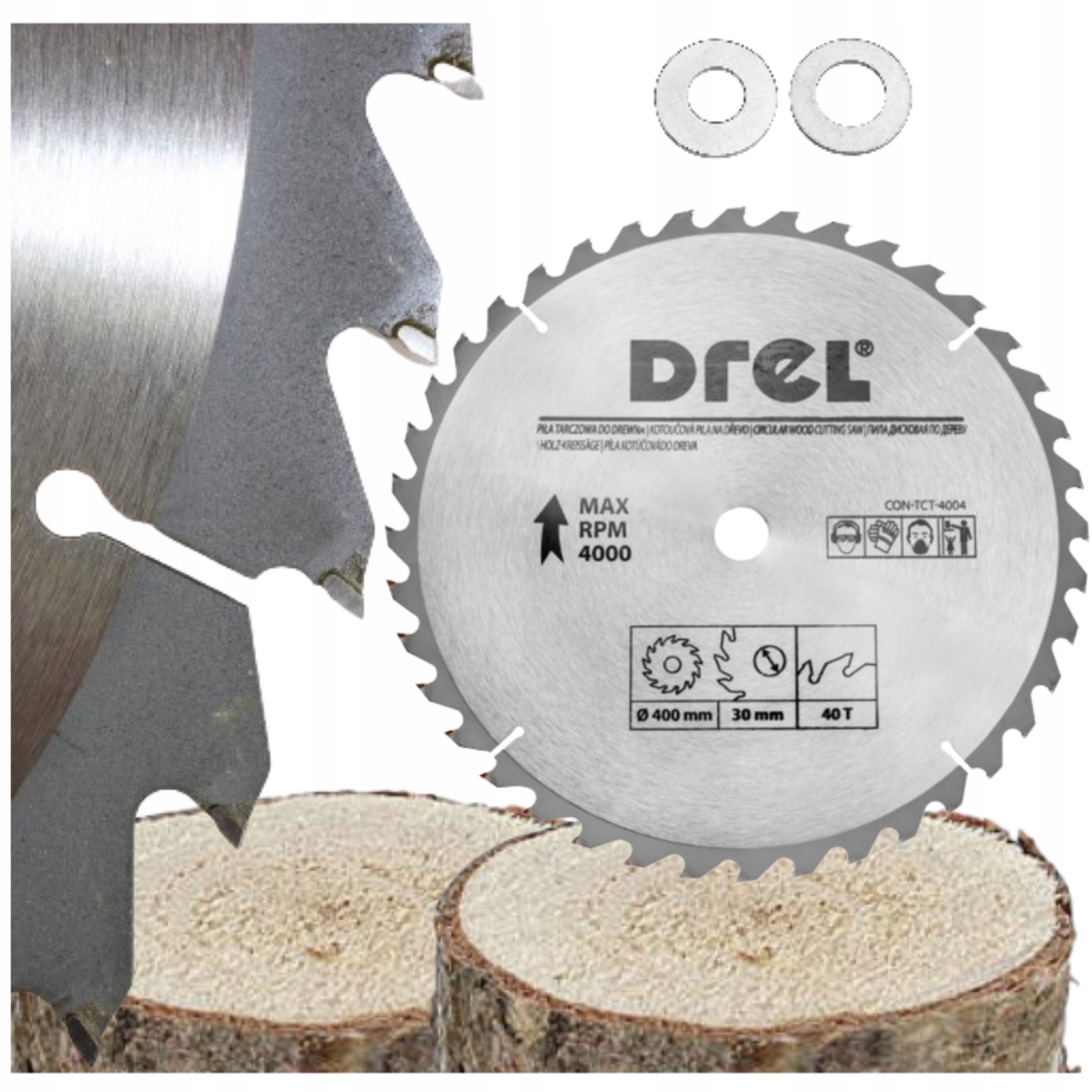 Kotoučová Pila Na Řezání Dřeva Widia 400x30.0 mm 40 Vidiových Zubů