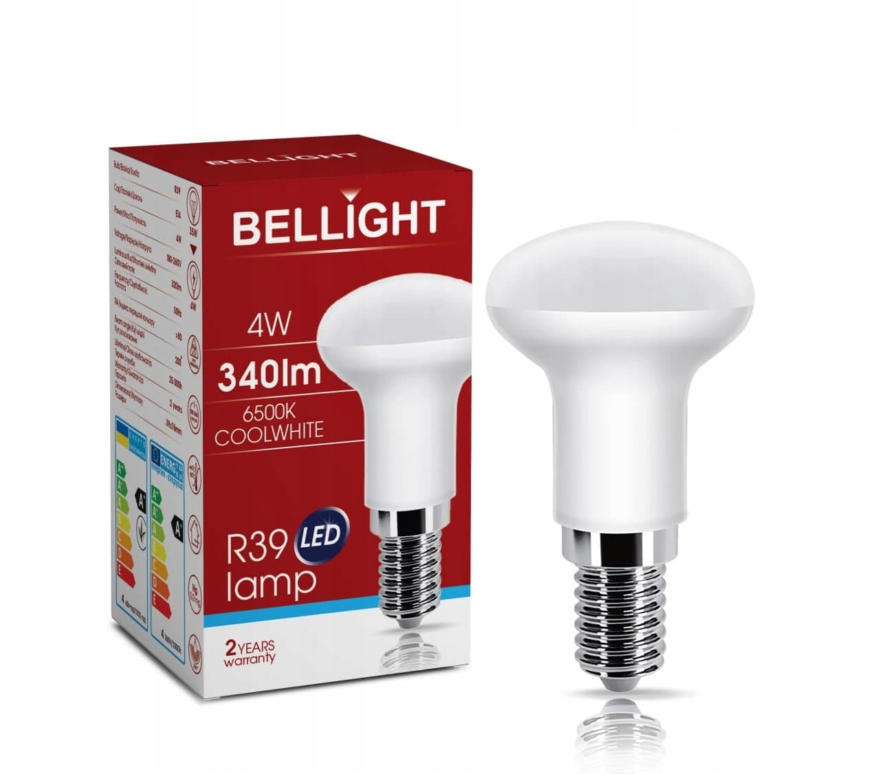 

Żarówka Led R39 230v 4w 6500k e14 Grzyb