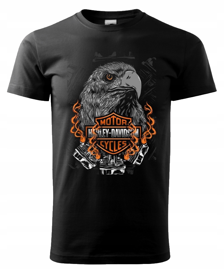 

T-shirt Dla Niego Harley Davidson Motocykl
