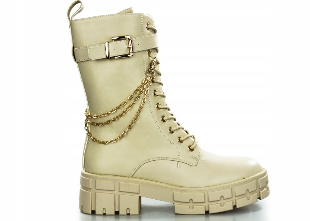 Béžové Vysoké Zateplené Řetízky 39