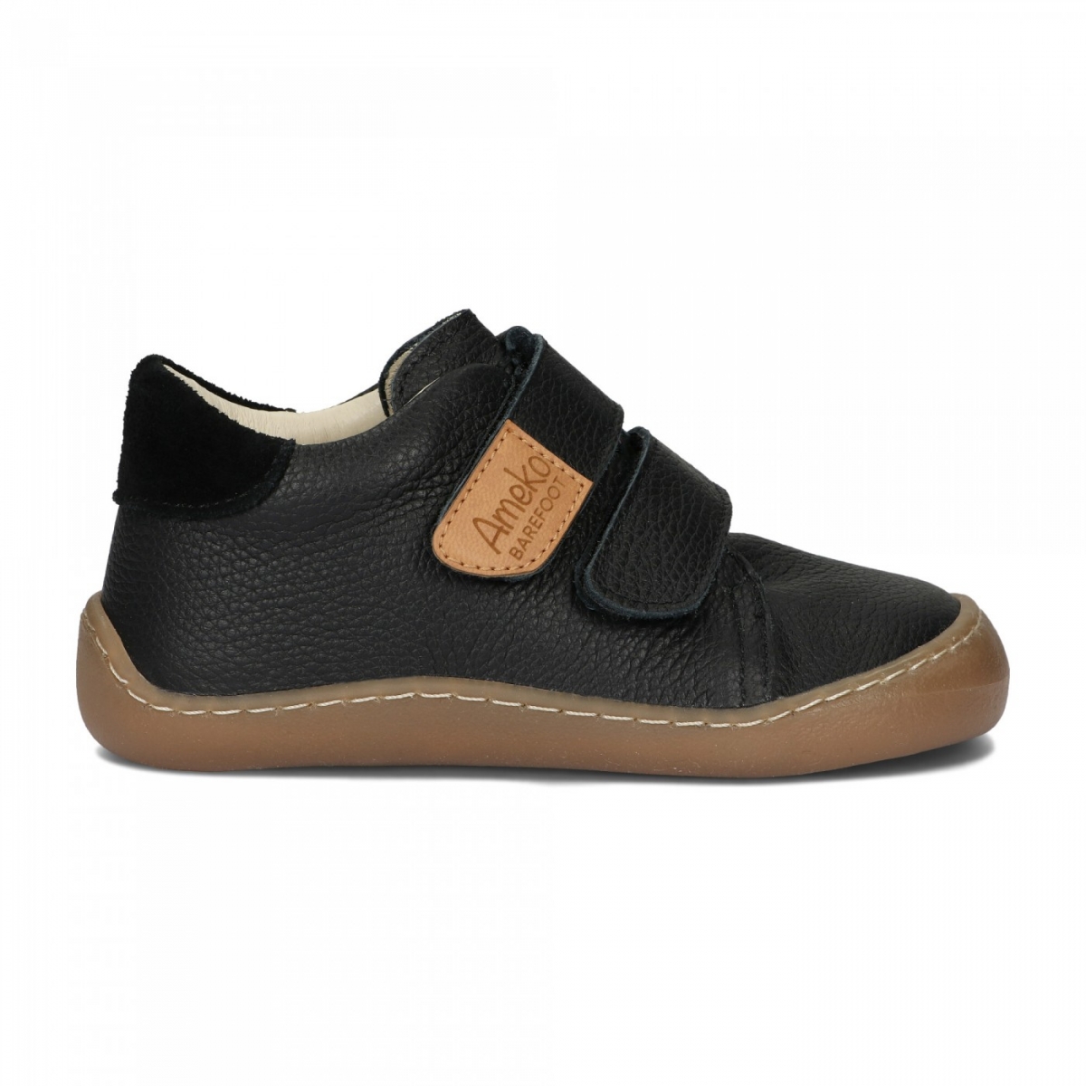 Półbuty Ameko Barefoot Otis Black dla chłopca na rzepy roz.24
