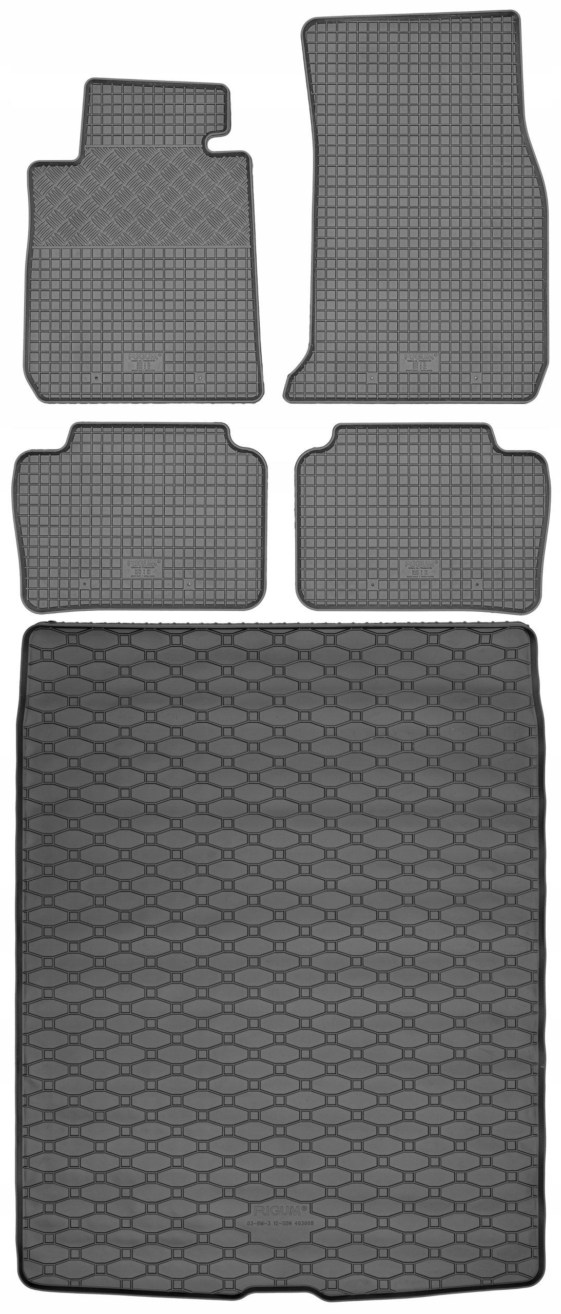 Bmw 4 F32 Coupe 2013-2020 Podložka do batožinového priestoru gumové rohože