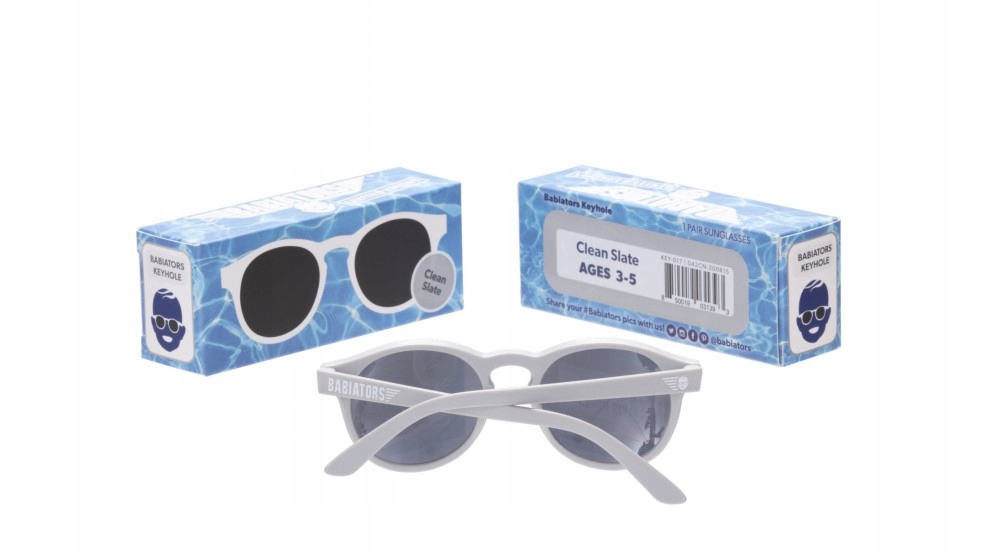 Okulary dla dzieci BABIATORS Keyhole 0-2 Clean Slate Kod producenta KEY-016