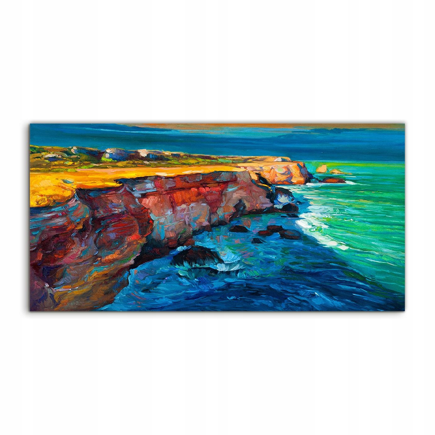

Obraz 140x70 na ścianę Klif Ocean Morze na prezent