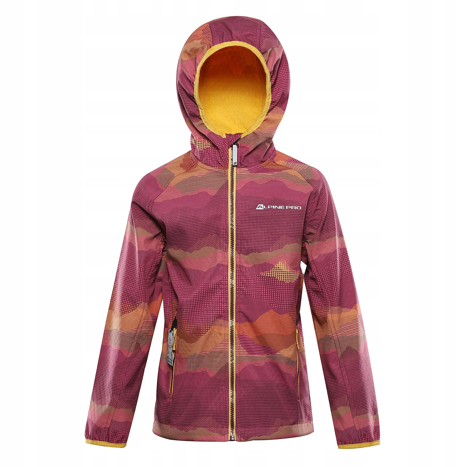 Kurtka dziecięca trekkingowa softshell Alpine Pro Ezoro różowy r.152-158