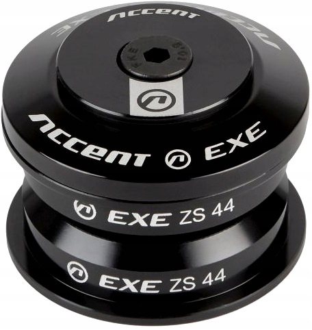 Polointegrované kormidlo Accent Hsi-exe 1-1/8", černé, strojní ložiska