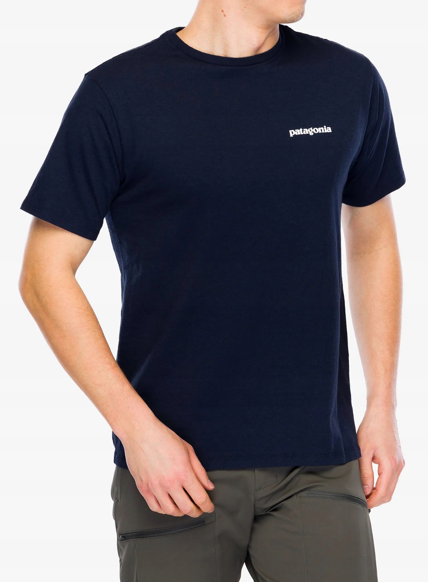 Tričko s potiskem Patagonia P-6 Logo Responsibili-Tee new navy XL