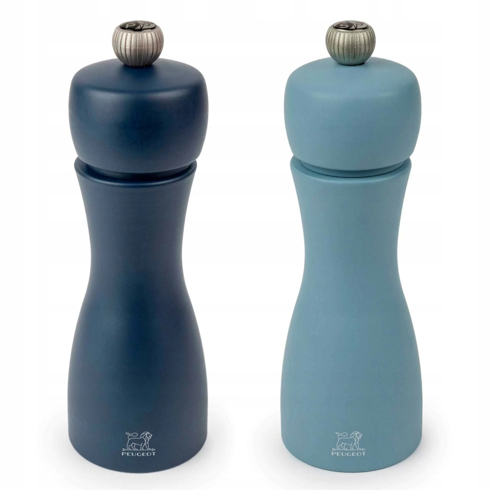 Sada mlynčekov na korenie a soľ Air, modrá, 15 cm