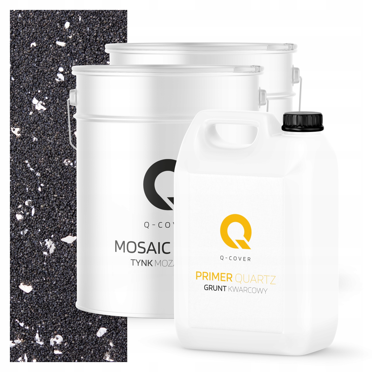 Mozaiková Omítka penetrační nátěr Sada 10m2 černá se stříbrnou slídou M52