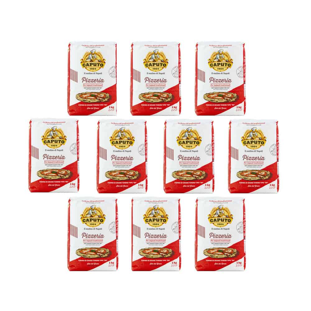 Levně Italská mouka na pizzu focacci Caputo Pizzeria 10x1kg typ 00 originální
