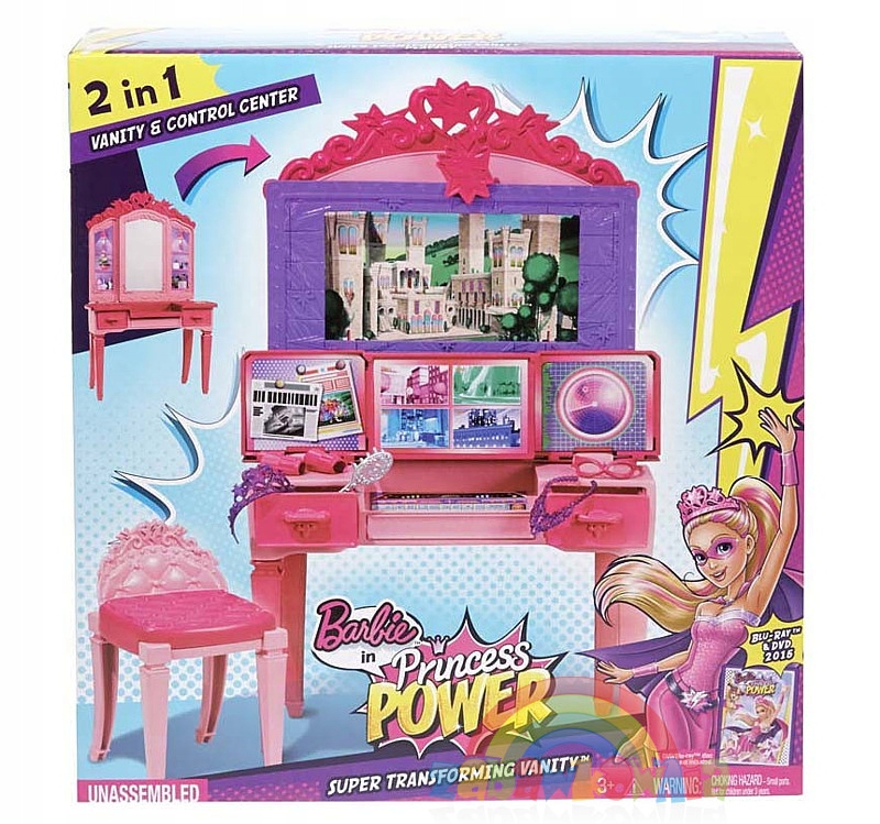 Barbie MATTEL Super Księżniczki 2w1 Seria ---
