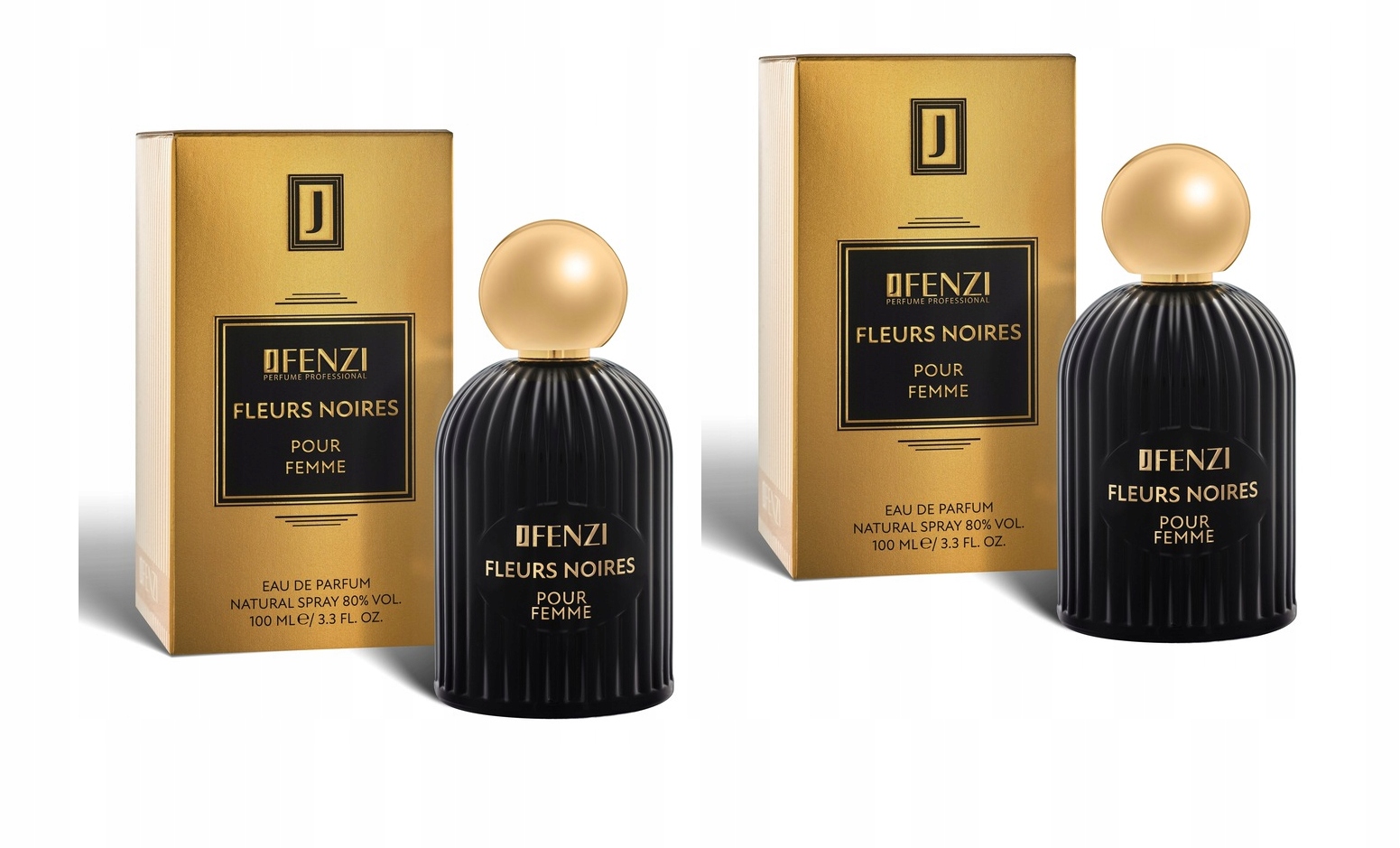 JFenzi Fleurs Noires Pour Femme 2x100ml Edp sada