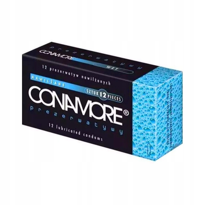 

Prezerwatywy Conamore Wet dodatkowo nawilżane 12sz
