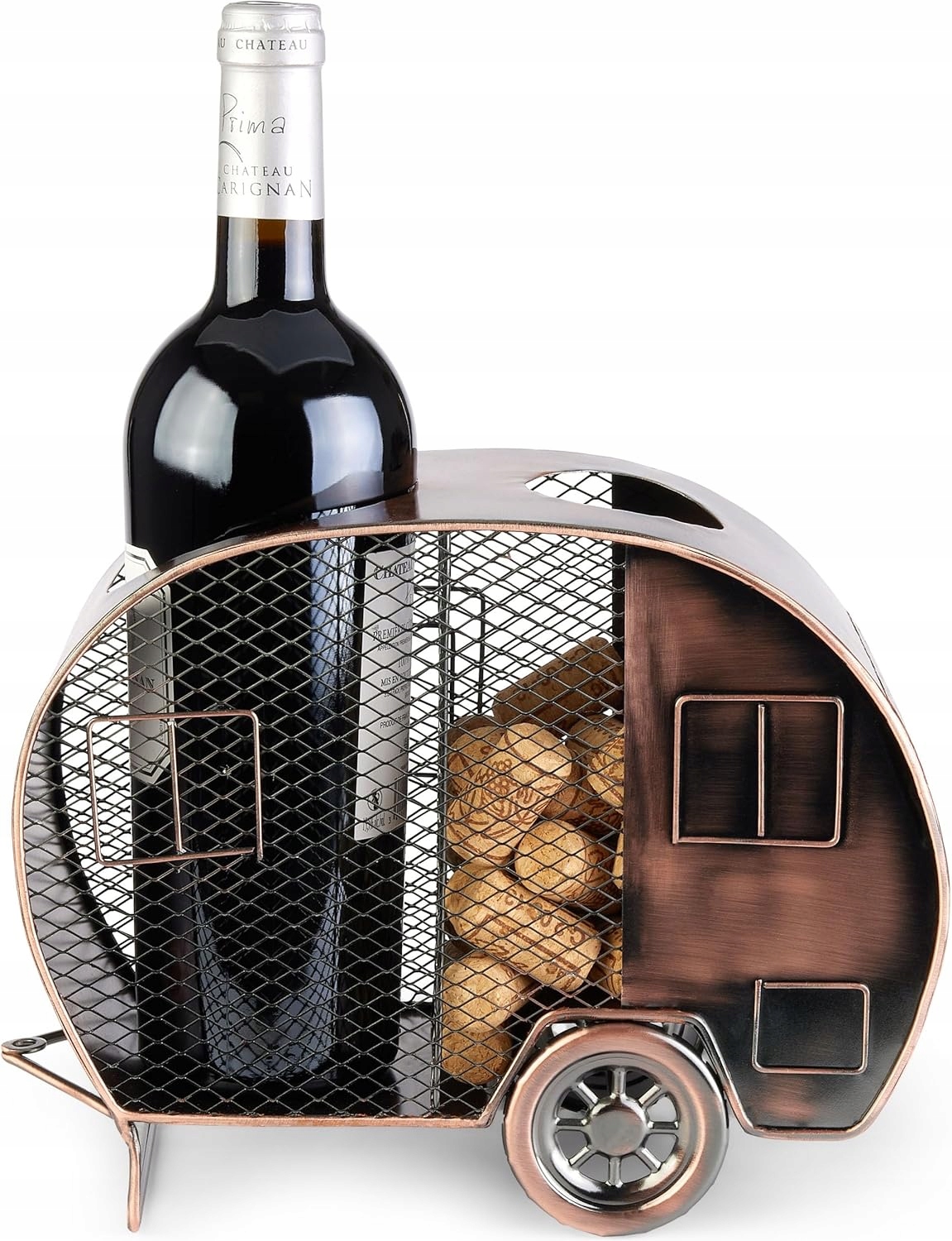 Brubaker Stojan Na Víno Karavan Měděný Držák Na Láhev