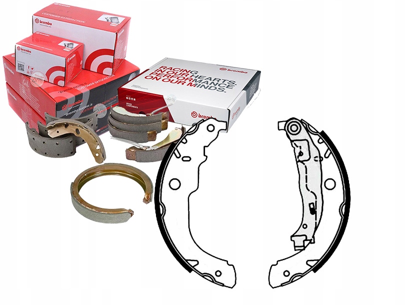 Sada Brzdových Čelistí Brembo 4241N3 9226 30137