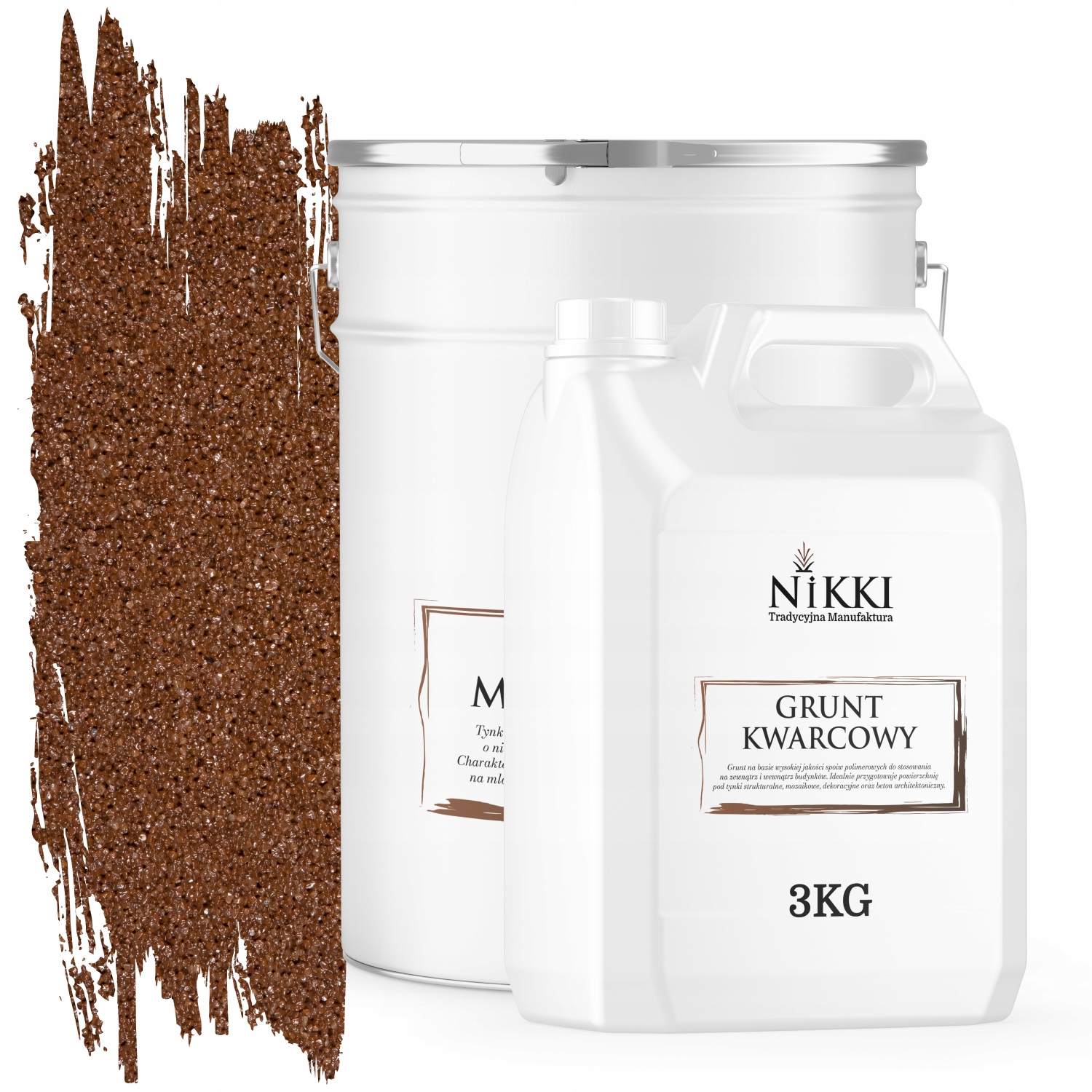 Mozaiková Omietka Živicová Farba Hnedá M93 Ozdobná Sada 25KG+ZÁKLADNÝ Náter 3KG