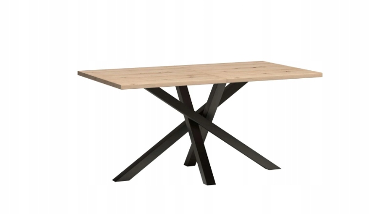 Moderní velký obdélníkový rozkládací stůl Jiřina 160x90 do jídelny v obývacím pokoji