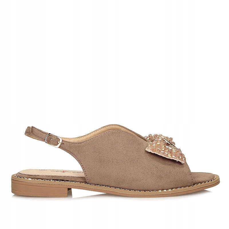 Elegantní ploché dámské sandály S.Barski KV51-014