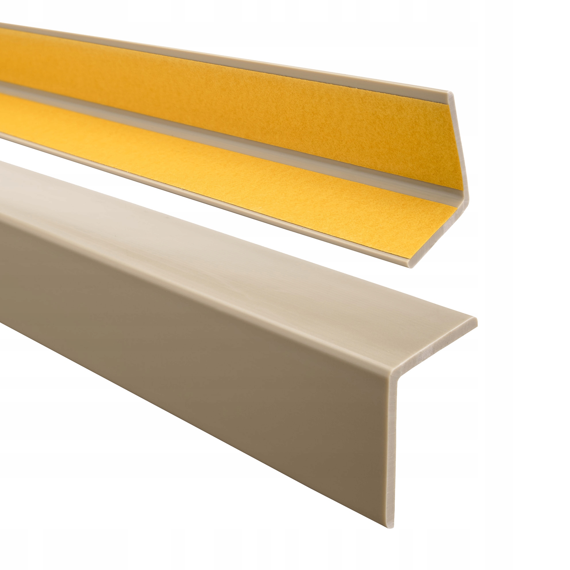 Mäkký Pvc uholník, ochranný, samolepiaci, béžový, 35x35 mm, 130 cm