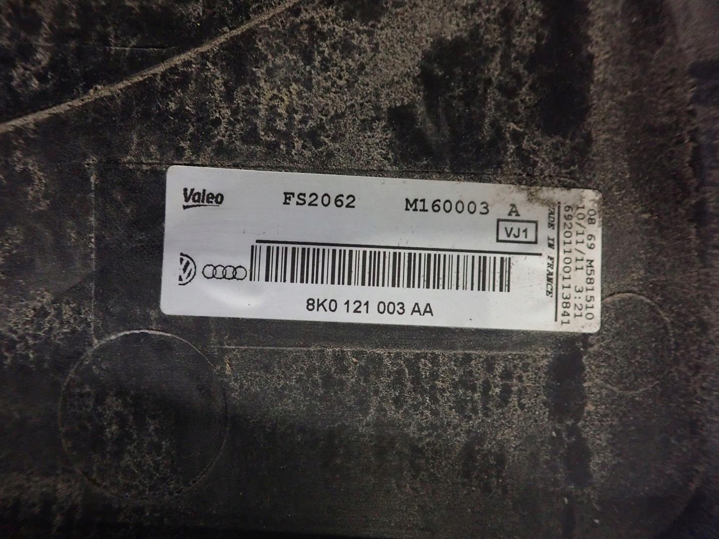 obal ventylátorov AUDI A4 B8 A5 8K0121003A