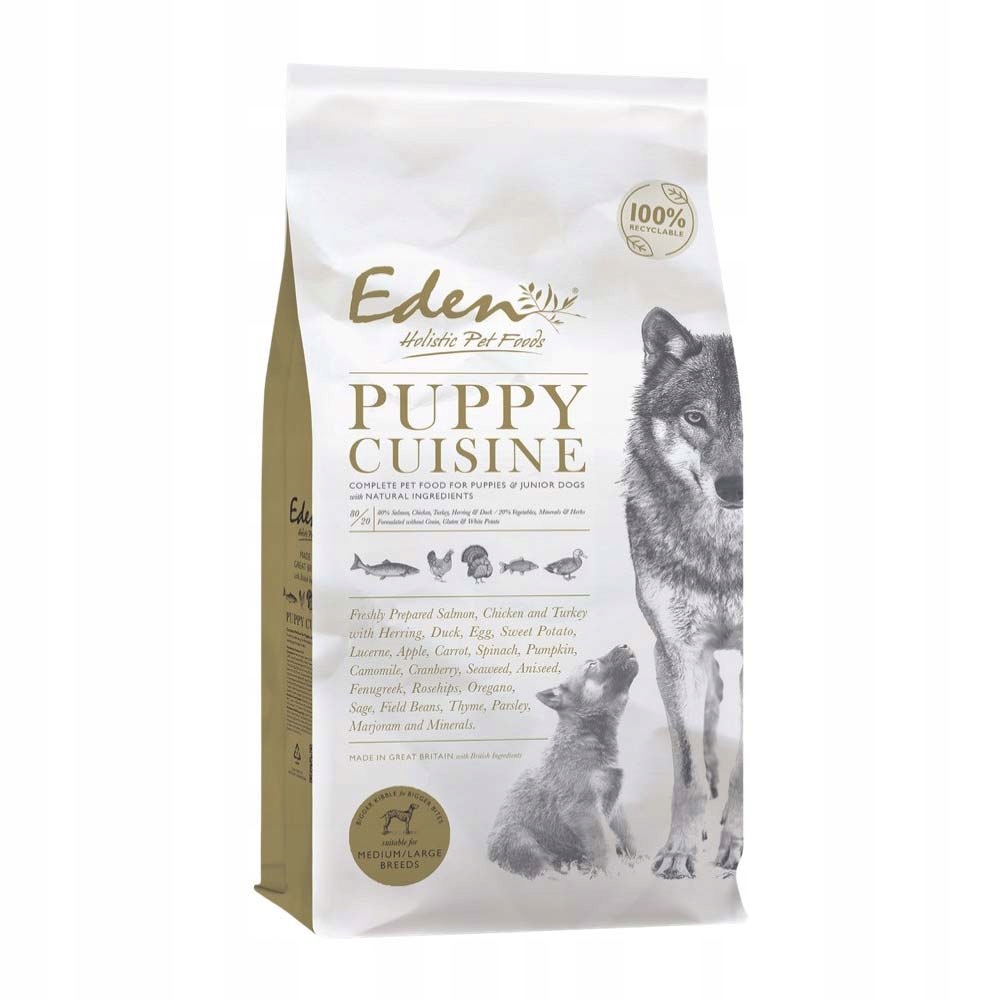 Eden Puppy Cuisine Střední a velká plemena 12 kg krmivo pro štěňata