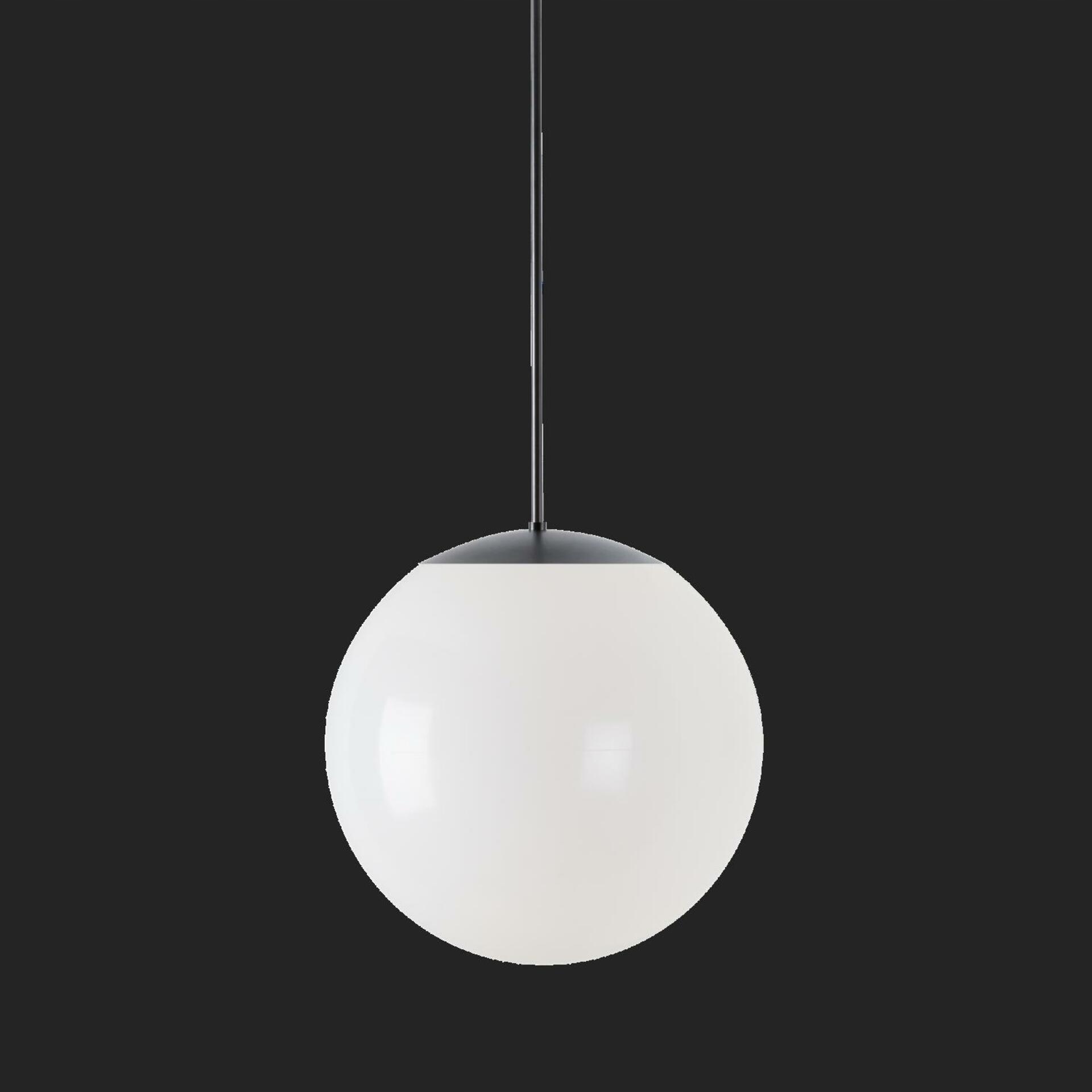 Osmont 63042 Isis S3 Hp závesné plastové svietidlo čierna biela IP40 3000 K