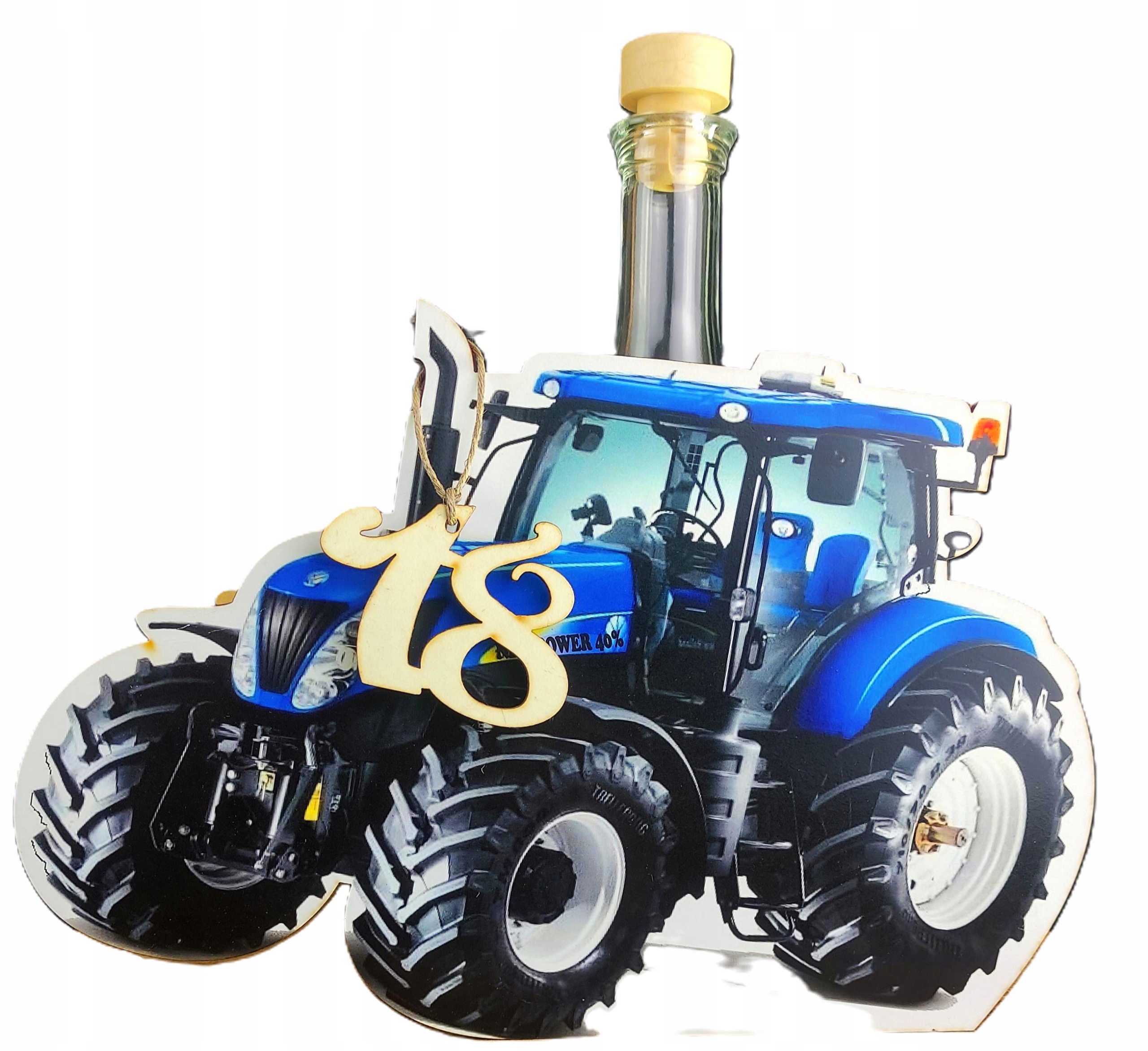 Dárek k 18. narozeninám pro farmáře Traktor Karafa Skleničky Sada